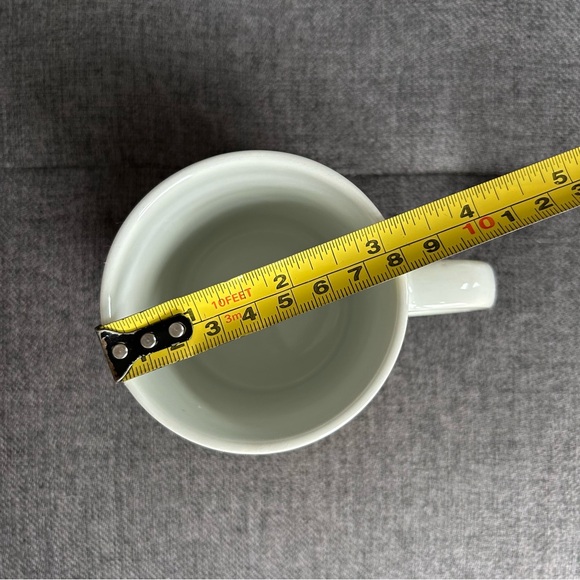 Cheerful Smiley Face Mug, White, Yellow, Black, 10 oz - Picture 11 of 15